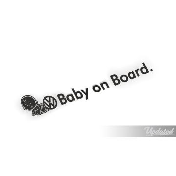 VW baby on board matrica