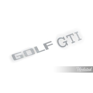   Golf 2 GTI 1983-87 gyári hátsó GTI embléma felújító matrica szett