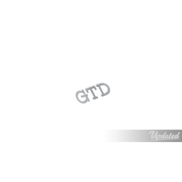   Golf 2 GTD sárvédő embléma javító szálcsiszolt matrica